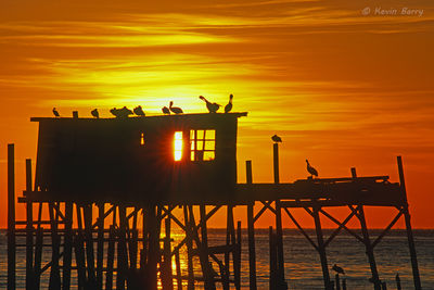 Stilt House at Sunrise